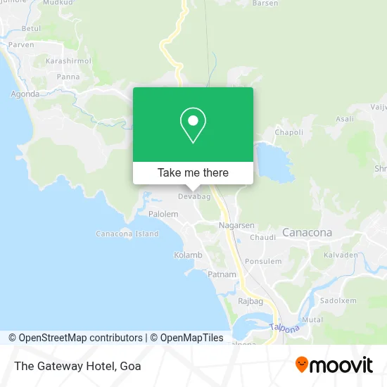 The Gateway Hotel map