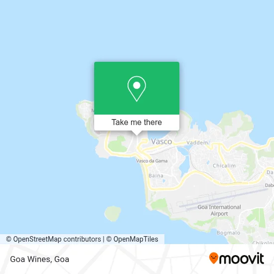 Goa Wines map
