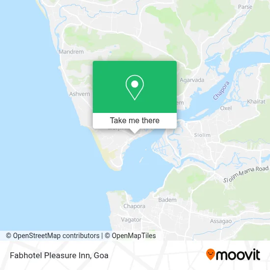 Fabhotel Pleasure Inn map