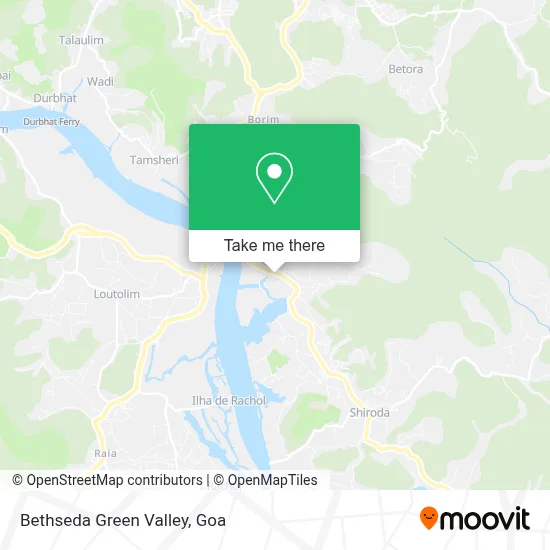 Bethseda Green Valley map
