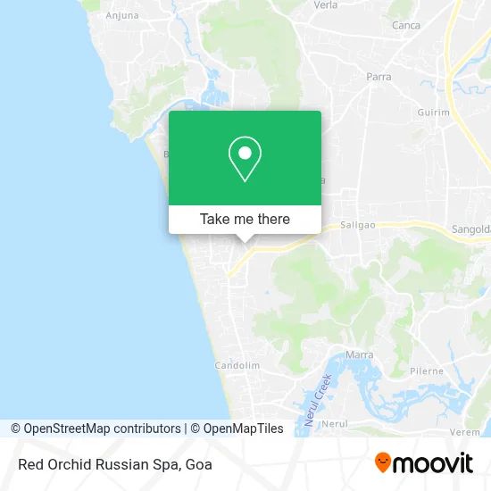 Red Orchid Russian Spa map