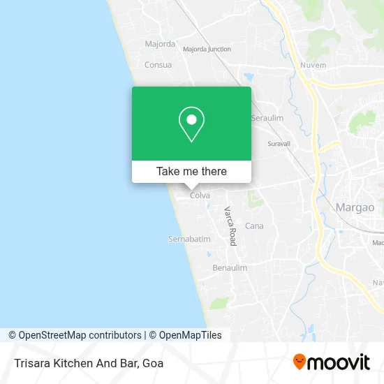 Trisara Kitchen And Bar map