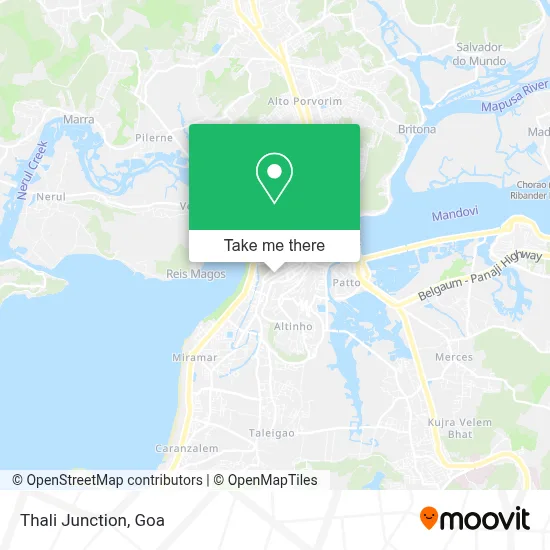 Thali Junction map