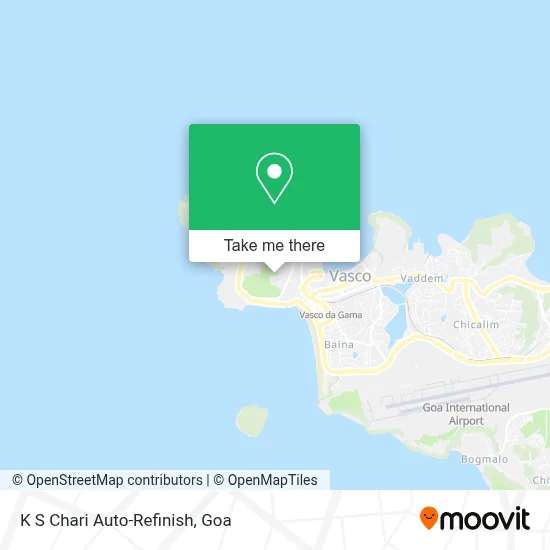 K S Chari Auto-Refinish map