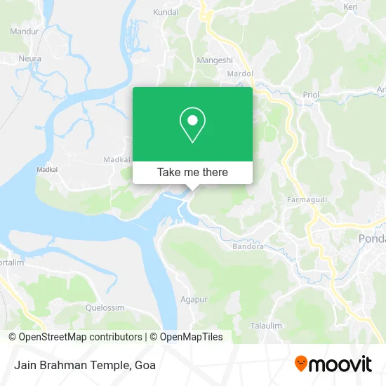 Jain Brahman Temple map