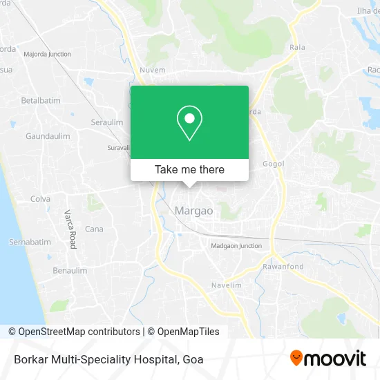 Borkar Multi-Speciality Hospital map