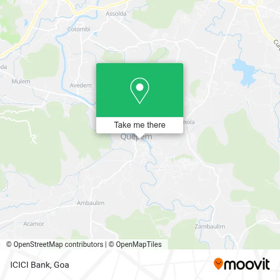 Icici Bank map