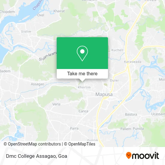 Dmc College Assagao map