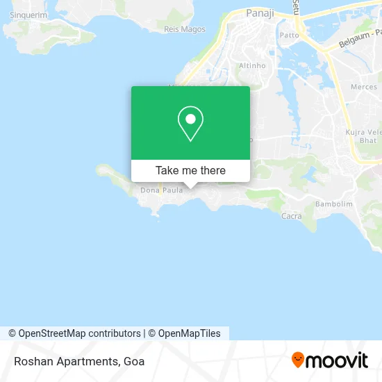 Roshan Apartments map