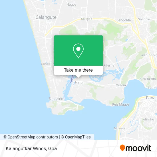 Kalangutkar Wines map