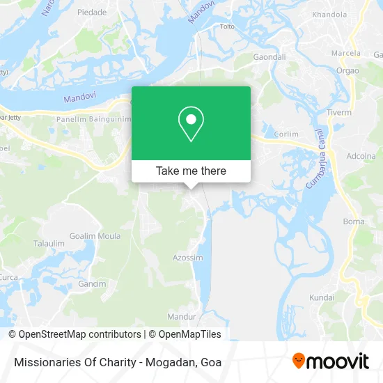 Missionaries Of Charity - Mogadan map