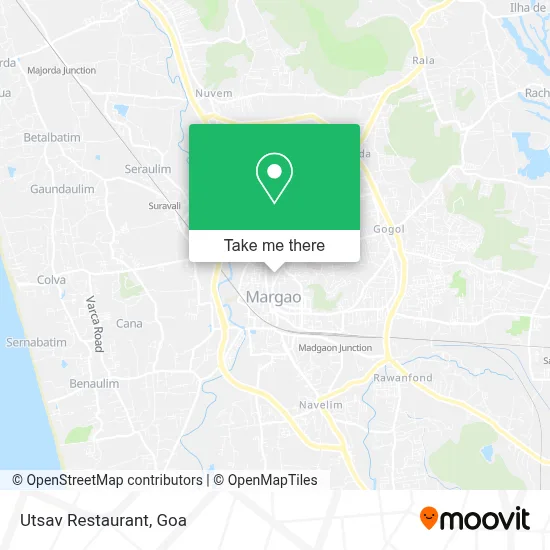 Utsav Restaurant map