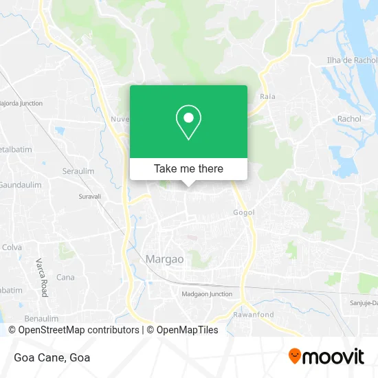 Goa Cane map
