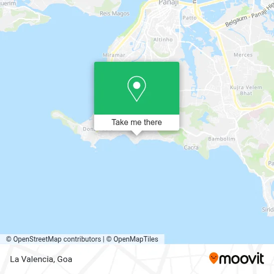 La Valencia map