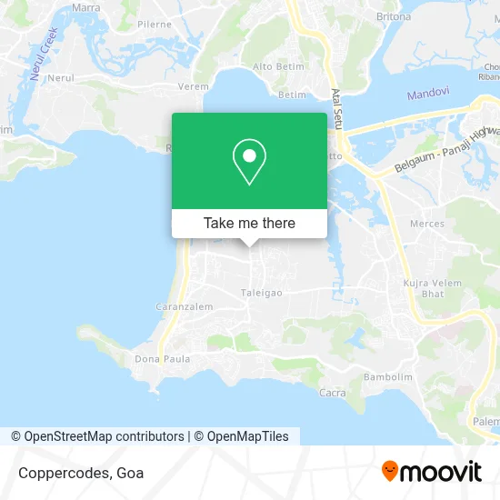 Coppercodes map