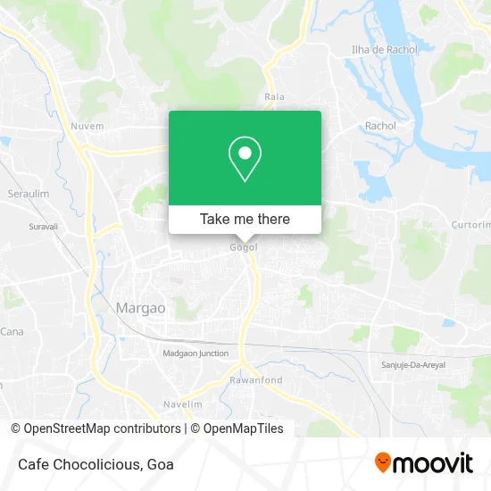 Cafe Chocolicious map