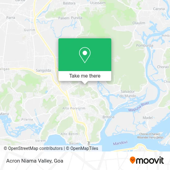 Acron Niama Valley map