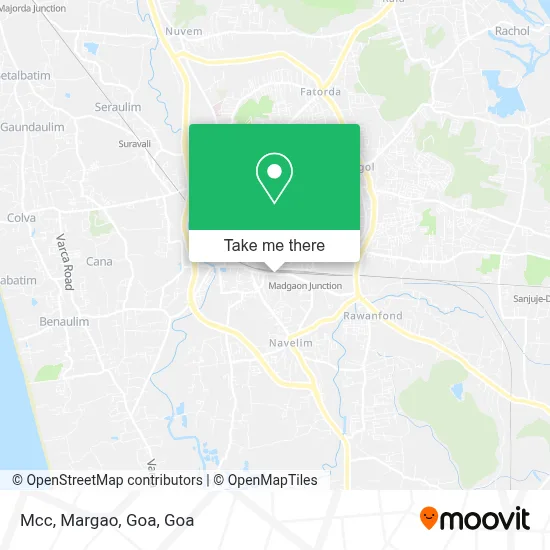 Mcc, Margao, Goa map