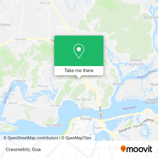 Creometric map