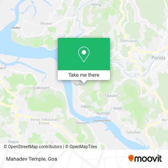Mahadev Temple map