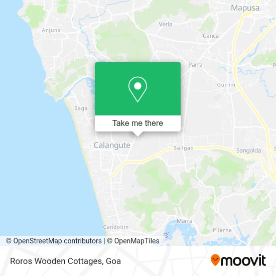 Roros Wooden Cottages map