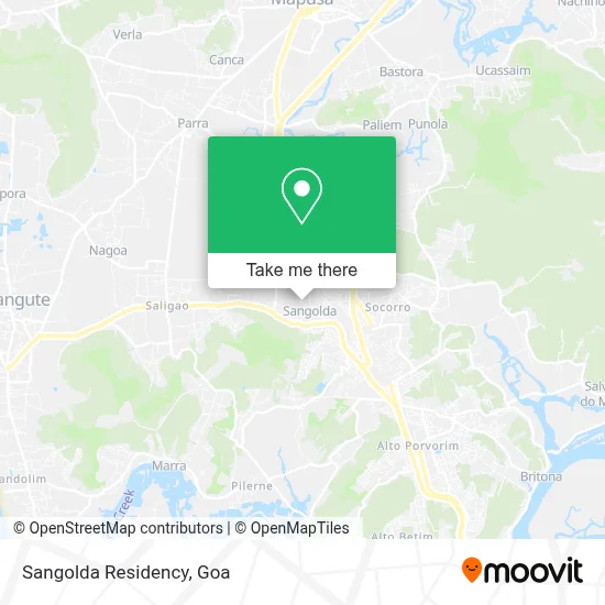 Sangolda Residency map