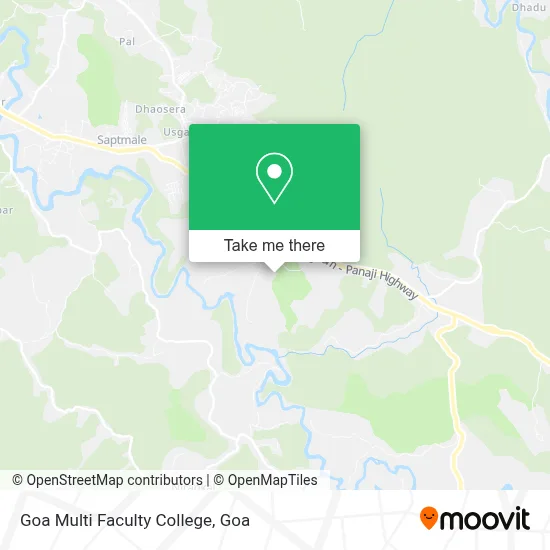 Goa Multi Faculty College map