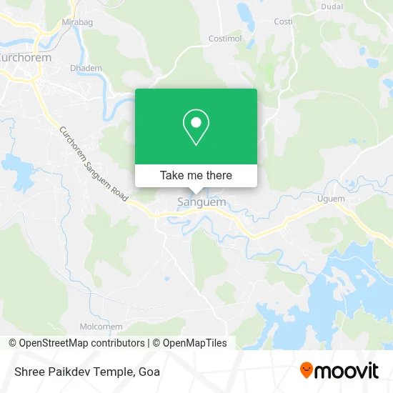 Shree Paikdev Temple map