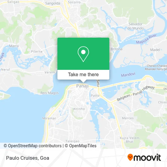 Paulo Cruises map