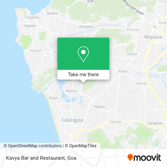 Kavya Bar And Restaurant map