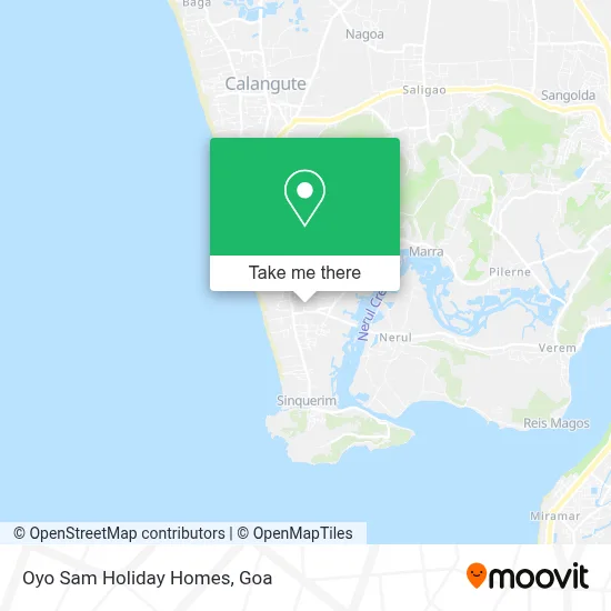 Oyo Sam Holiday Homes map