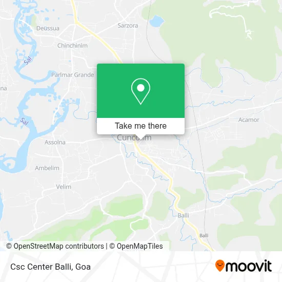 Csc Center Balli map