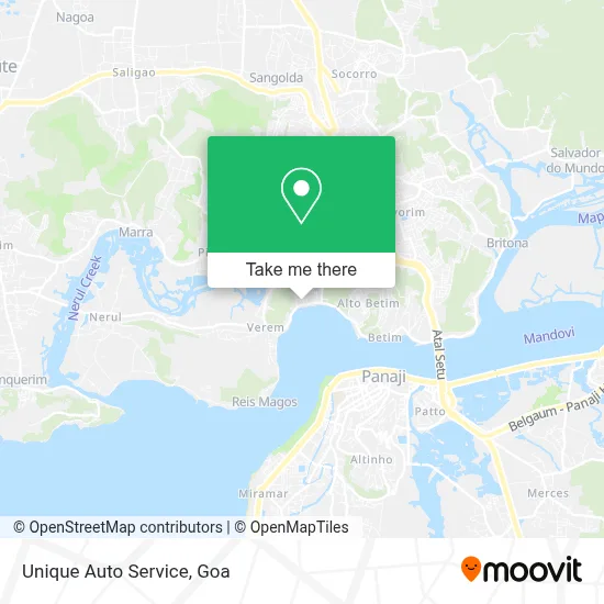 Unique Auto Service map