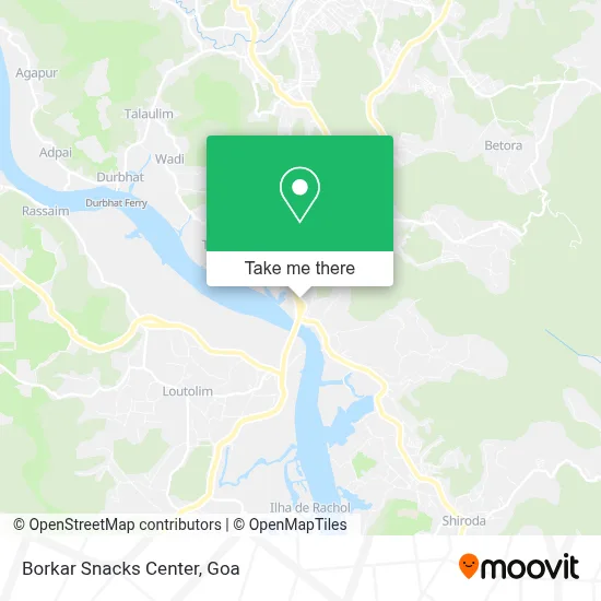 Borkar Snacks Center map