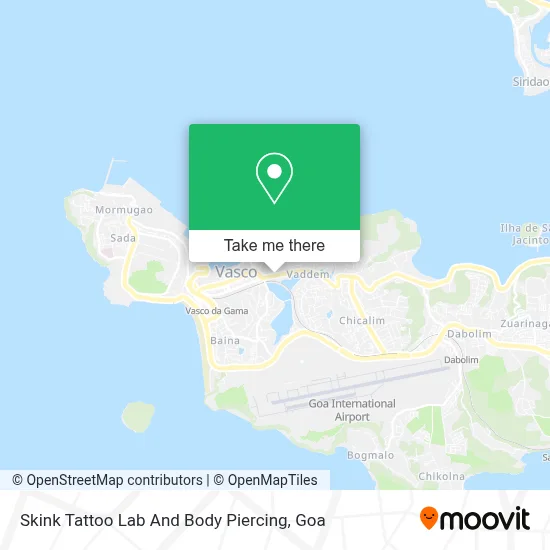 Skink Tattoo Lab And Body Piercing map