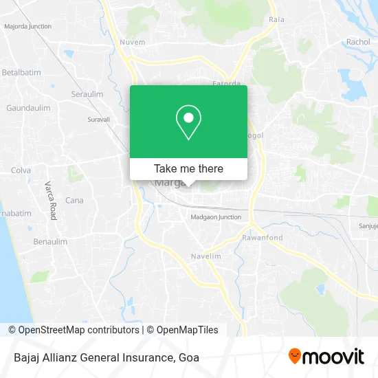 Bajaj Allianz General Insurance map