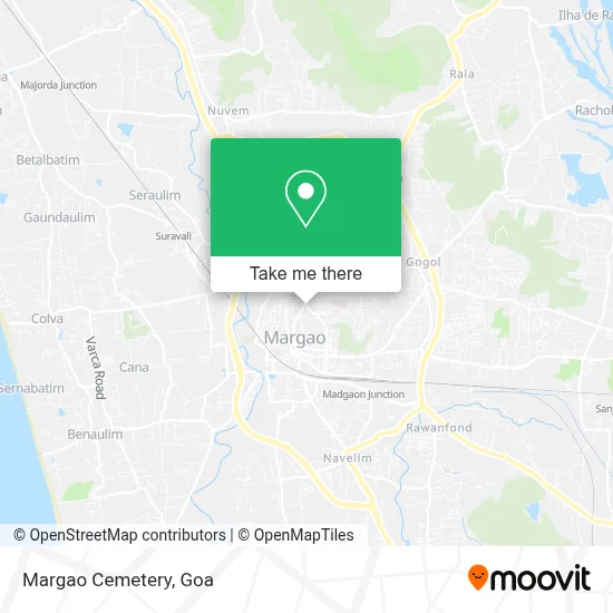 Margao Cemetery map