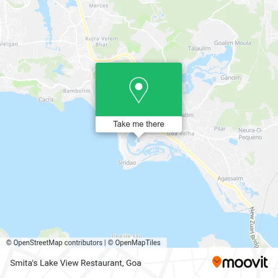 Smita's Lake View Restaurant map