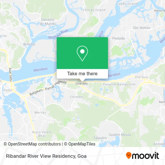 Ribandar River View Residency map