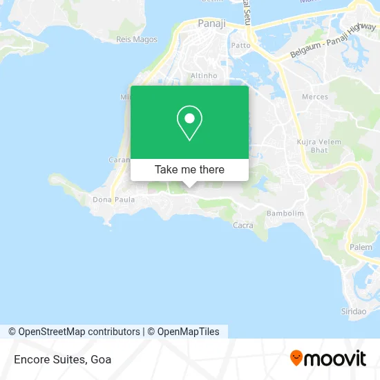 Encore Suites map