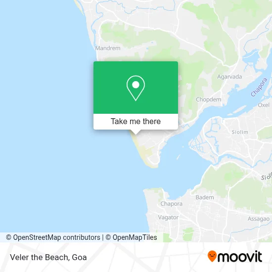Veler the Beach map