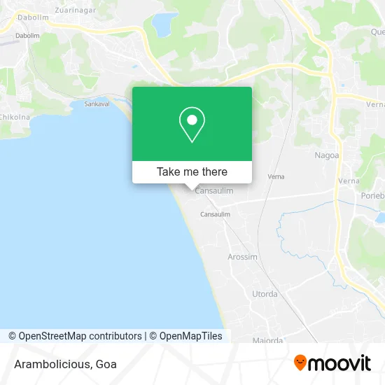 Arambolicious map