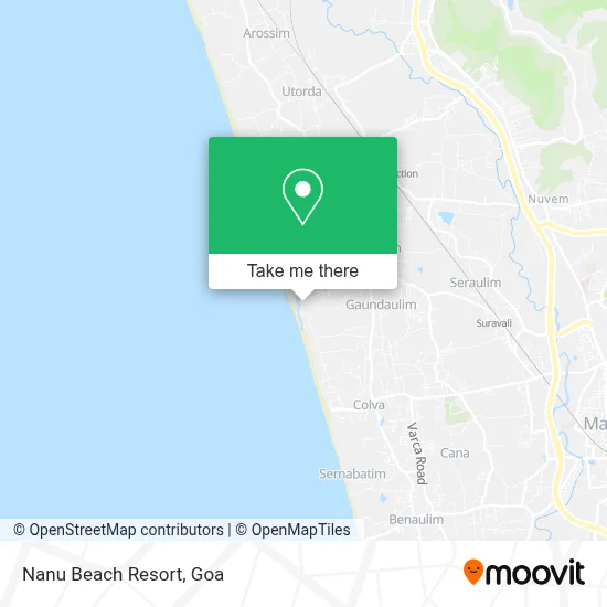 Nanu Beach Resort map