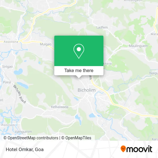Hotel Omkar map