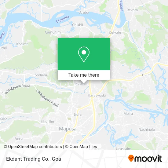 Ekdant Trading Co. map