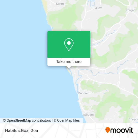 Habitus.Goa map