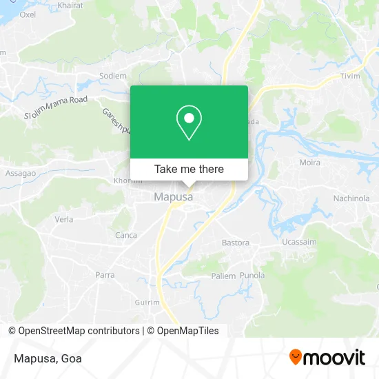 Mapusa map