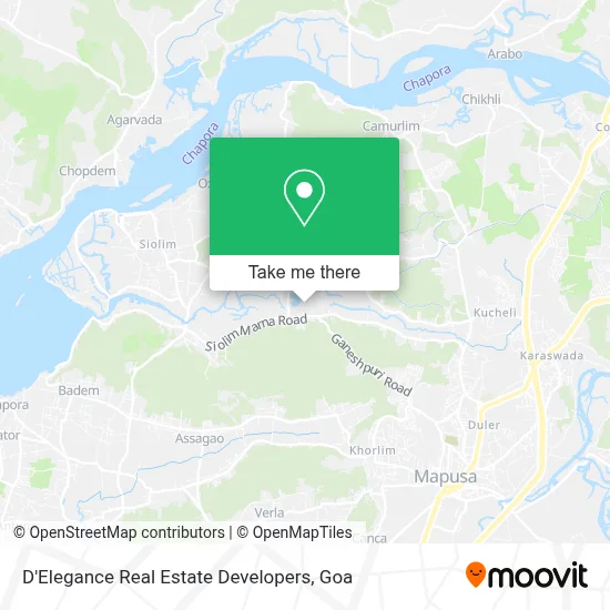D'Elegance Real Estate Developers map