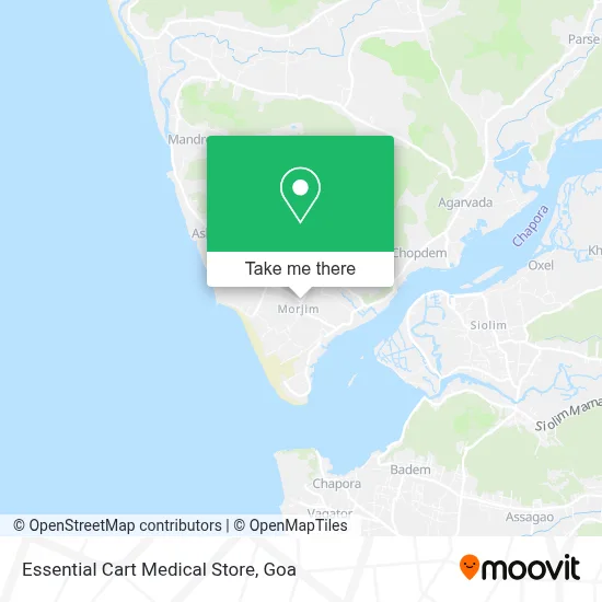 Essential Cart Medical Store map