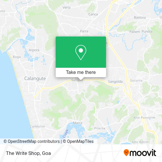 The Write Shop map